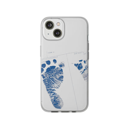 Flexi Case – Mom’s Little Blue Footprints