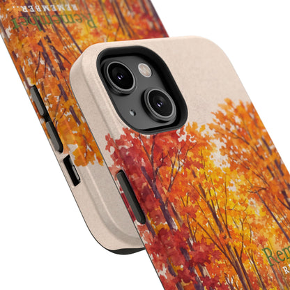 Impact-Resistant Phone Case – Autumn Remembered – Compatible with iPhone 11–17 & Samsung Galaxy S22–S26 Series