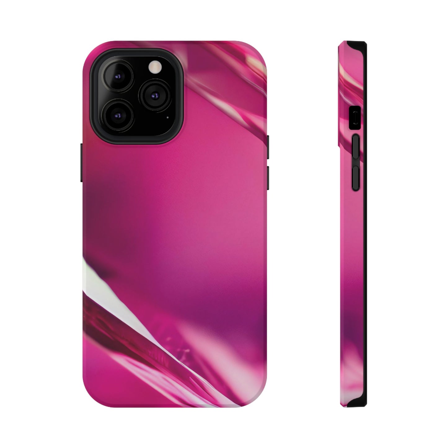 Impact-Resistant Phone Case – Magenta Motion