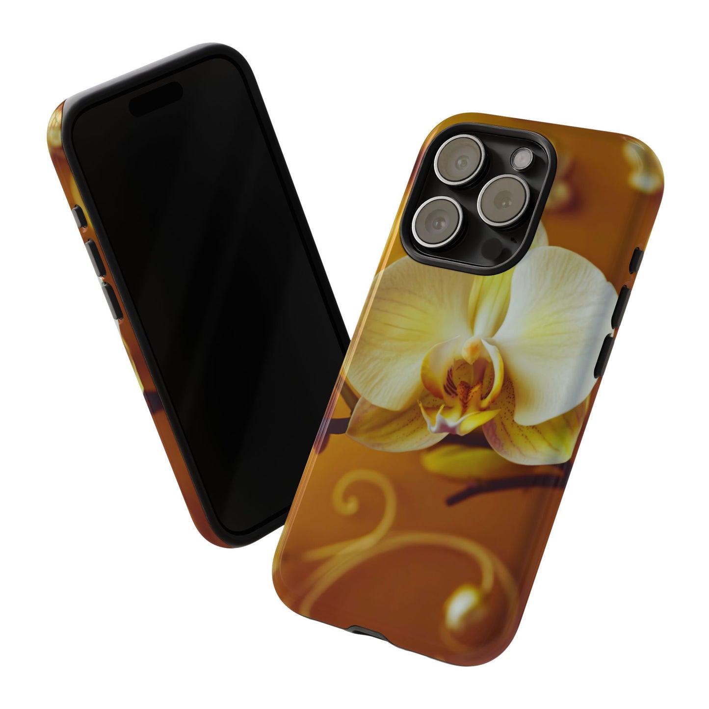 Protective Phone Case – Amber Orchid