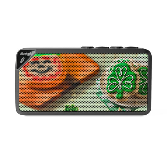 Bluetooth Speaker – Shamrock Cookie St. Patrick’s Day Design