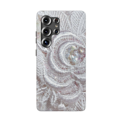 Impact-Resistant Phone Case – Lace Veil
