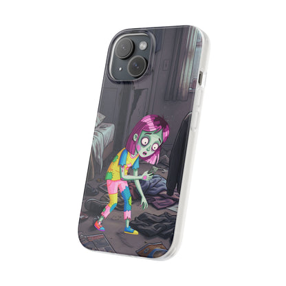 Zombie Girl Phone Case — Cute Creepy Cartoon Phone Cover