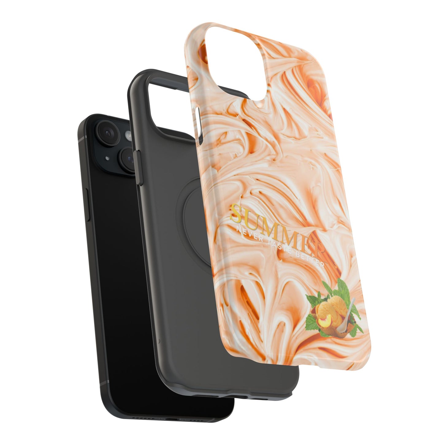 Impact-Resistant Phone Case – Peach Sorbet
