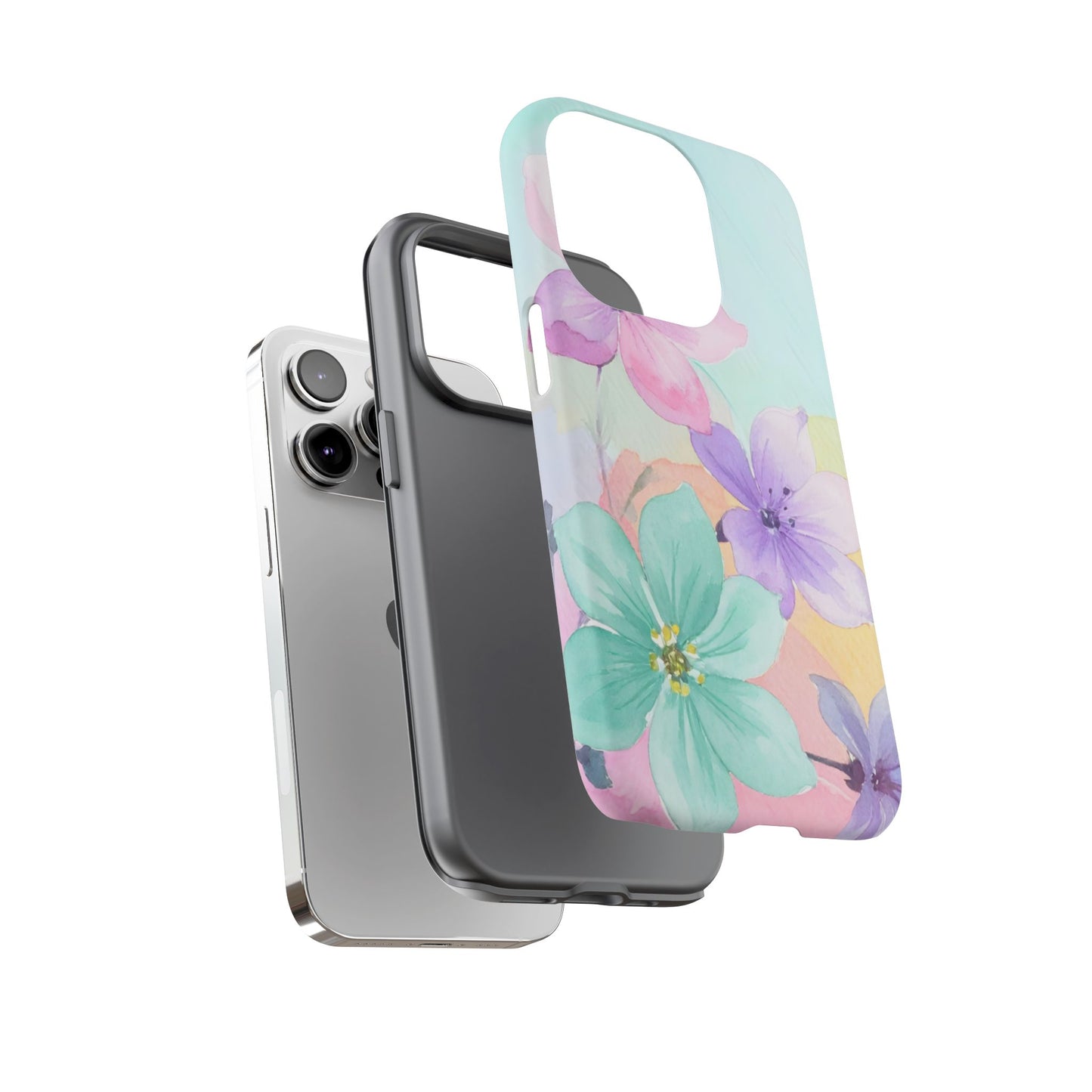 Protective Phone Case – Water Petal
