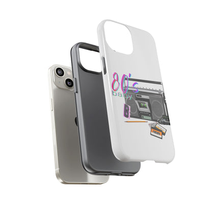 Protective Phone Case – 80’s Baby Retro Boombox Design