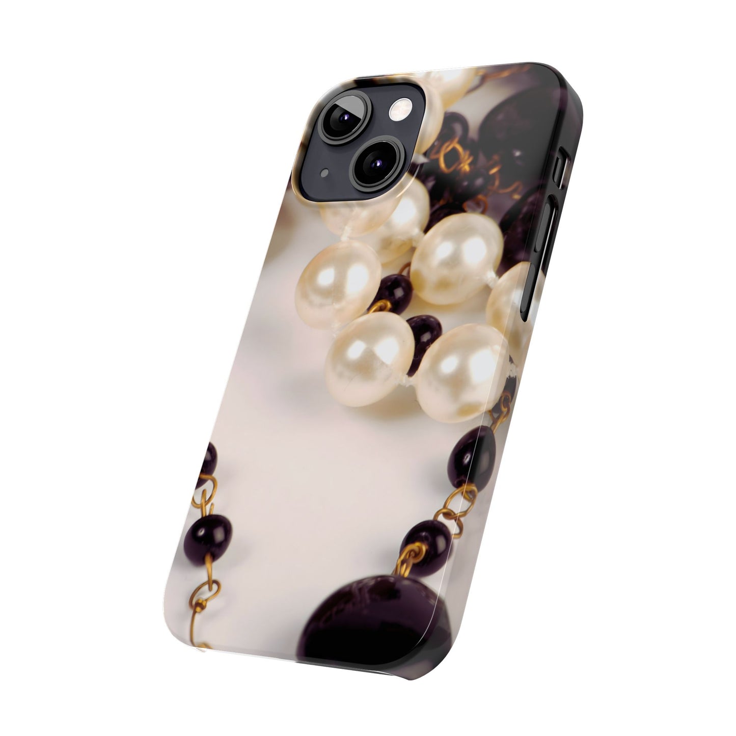 Slim Phone Case – Noir Pearl