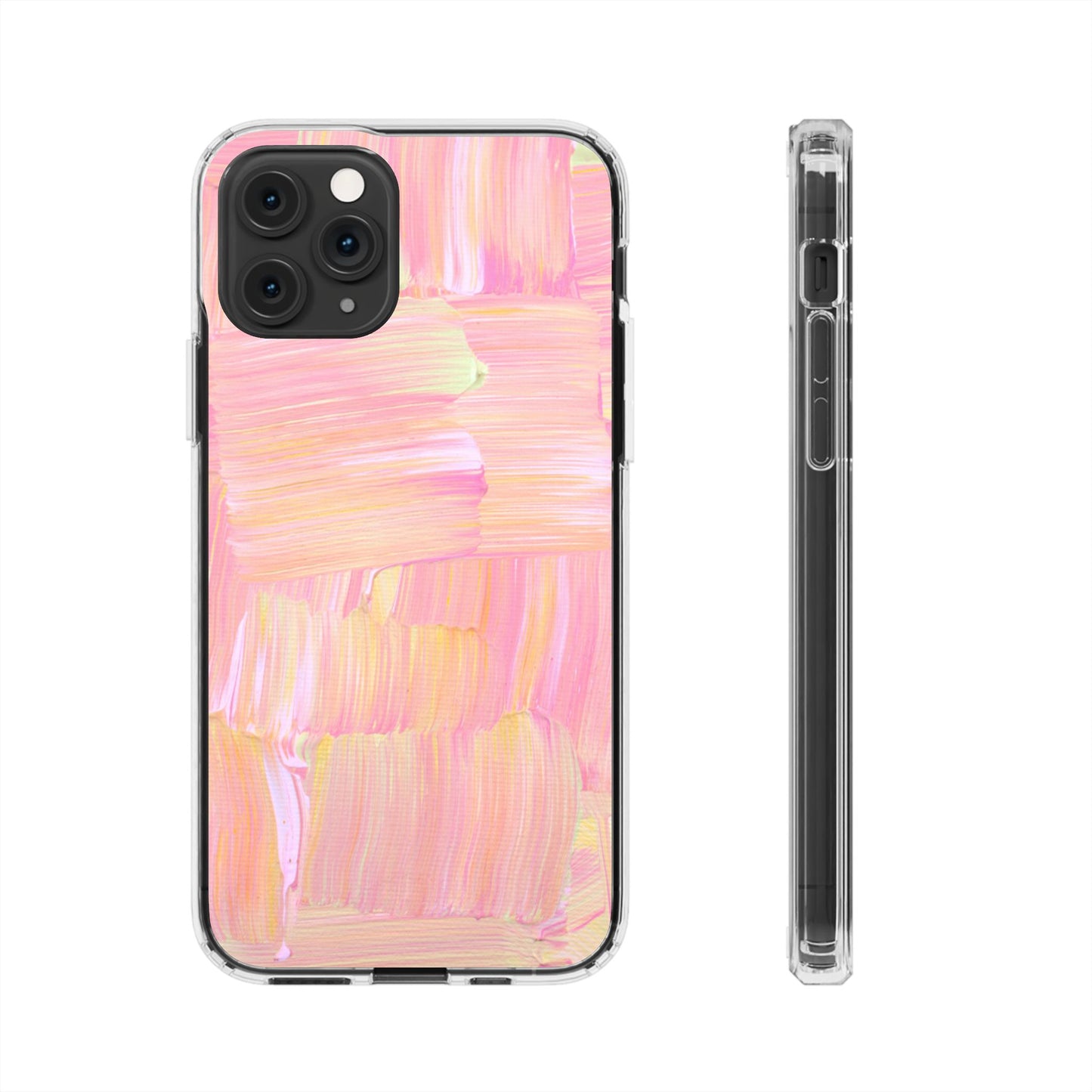 Clear Phone Case – Sorbet Stroke