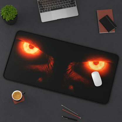 Neoprene Desk Mat – Blazing Monster Eyes