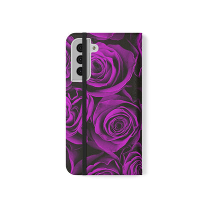 Flip Case – Amethyst Roses