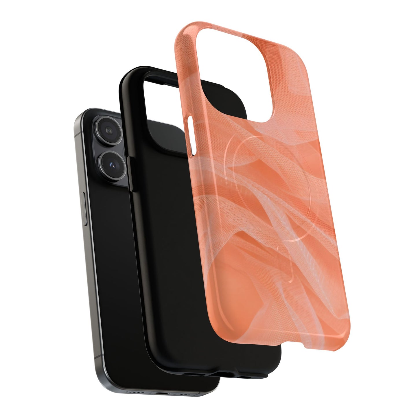 Protective Magnetic Phone Case – Coral Veil