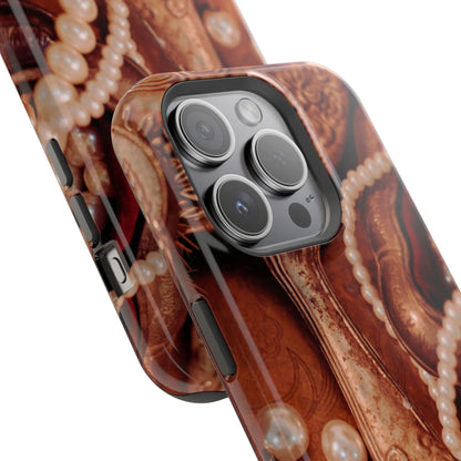 Wireless-Charging Compatible Case – Bronze Vanity