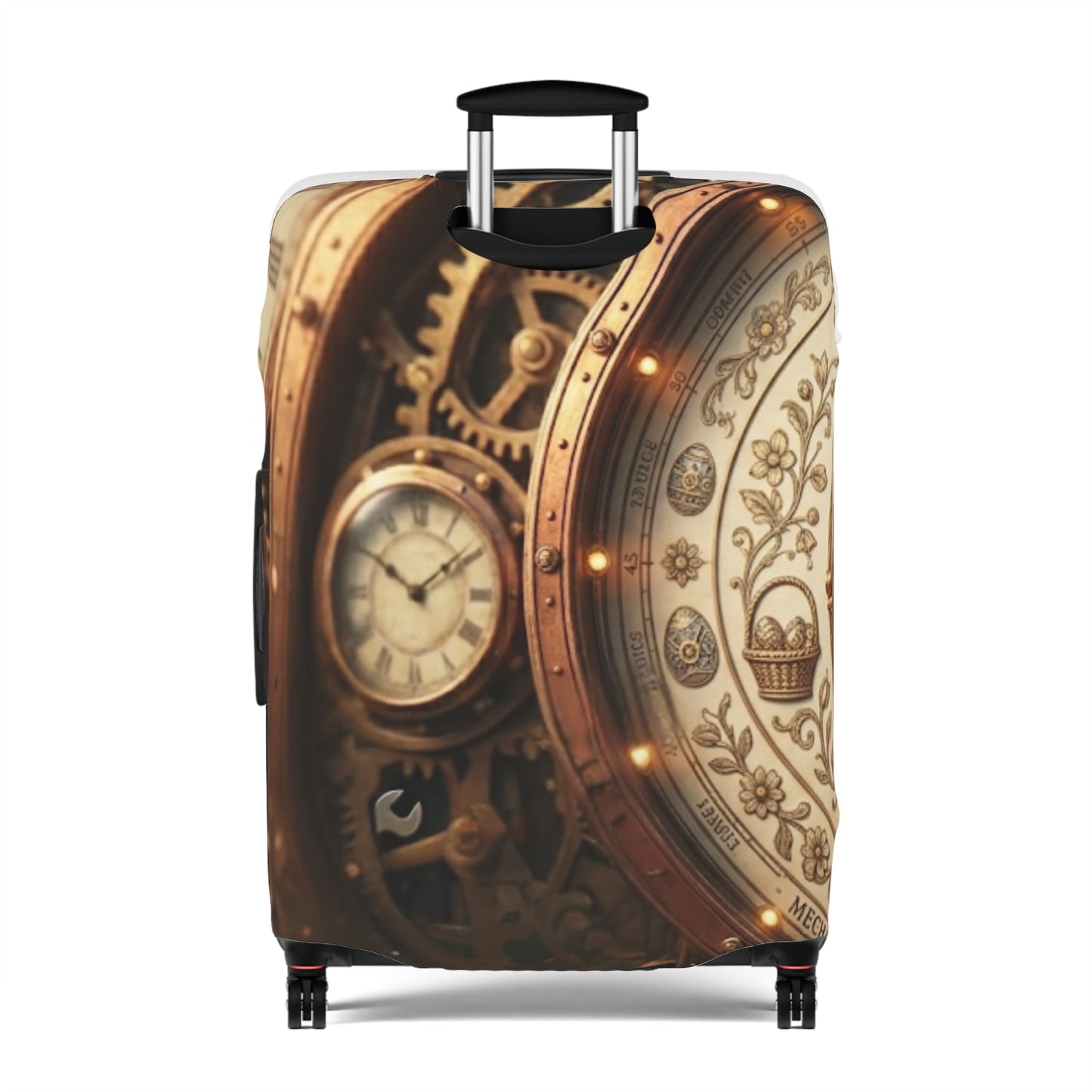 Luggage Cover – Clockwork Cottontail