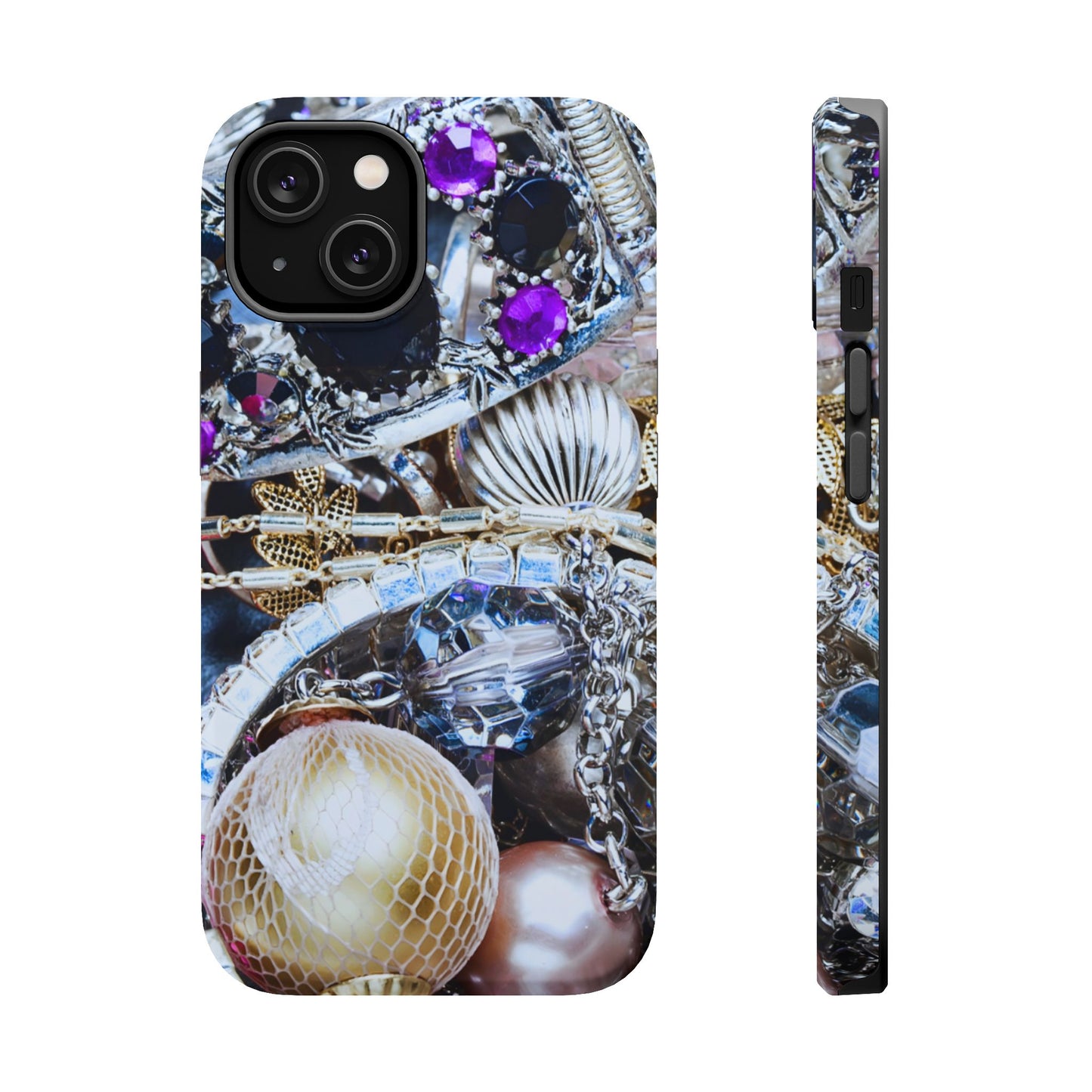 Wireless-Charging Compatible Case – Chrome Jewel