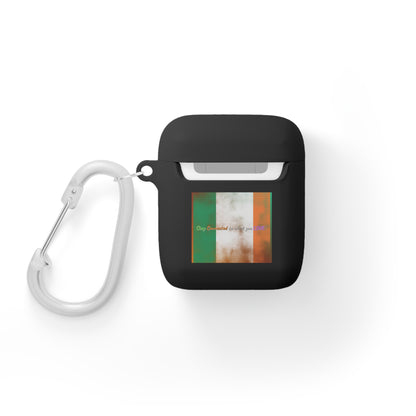 Wireless Earbud Case Cover – Irish Lip St. Patrick’s Day Design