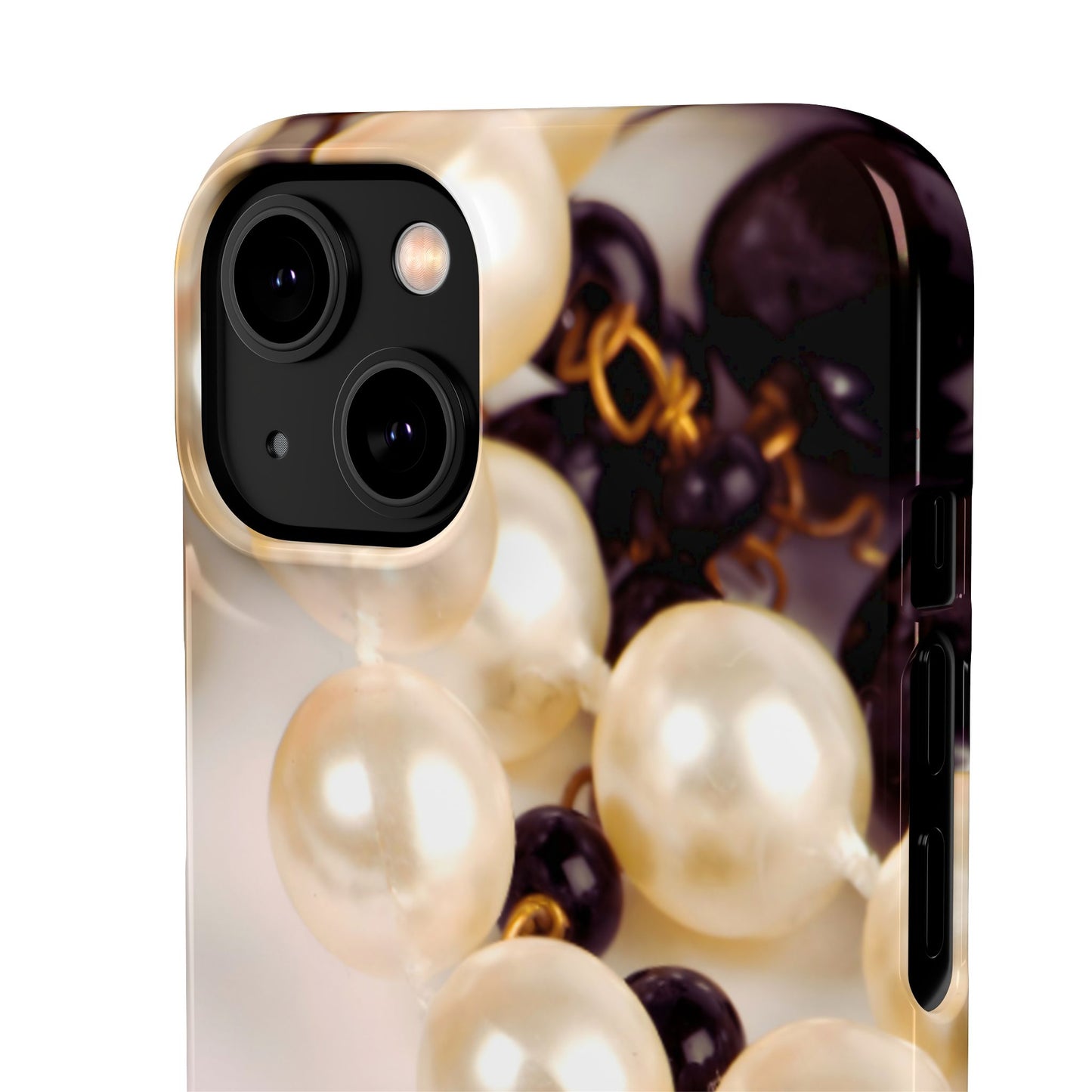 Snap Phone Case – Noir Pearl