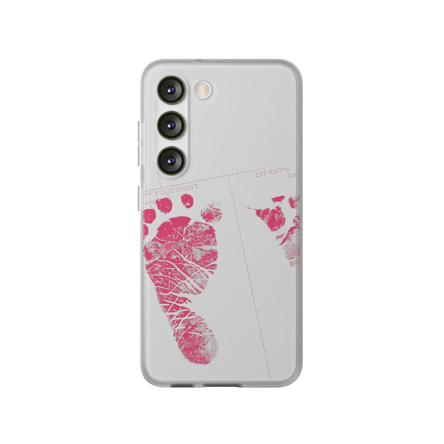 Flexi Case – Mom’s Little Pink Footprints