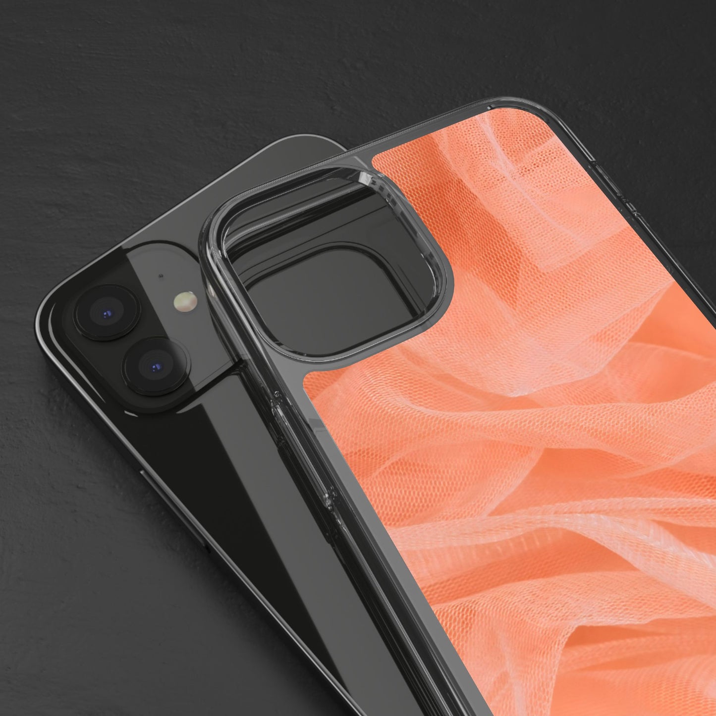 Clear Phone Case – Coral Veil