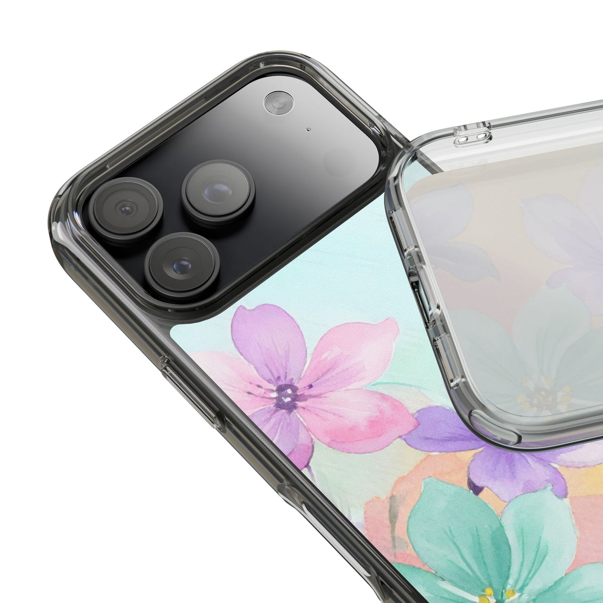 Clear Phone Case – Water Petal