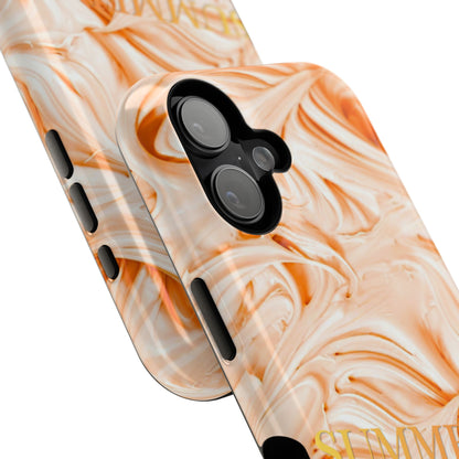 Impact-Resistant Phone Case – Peach Sorbet