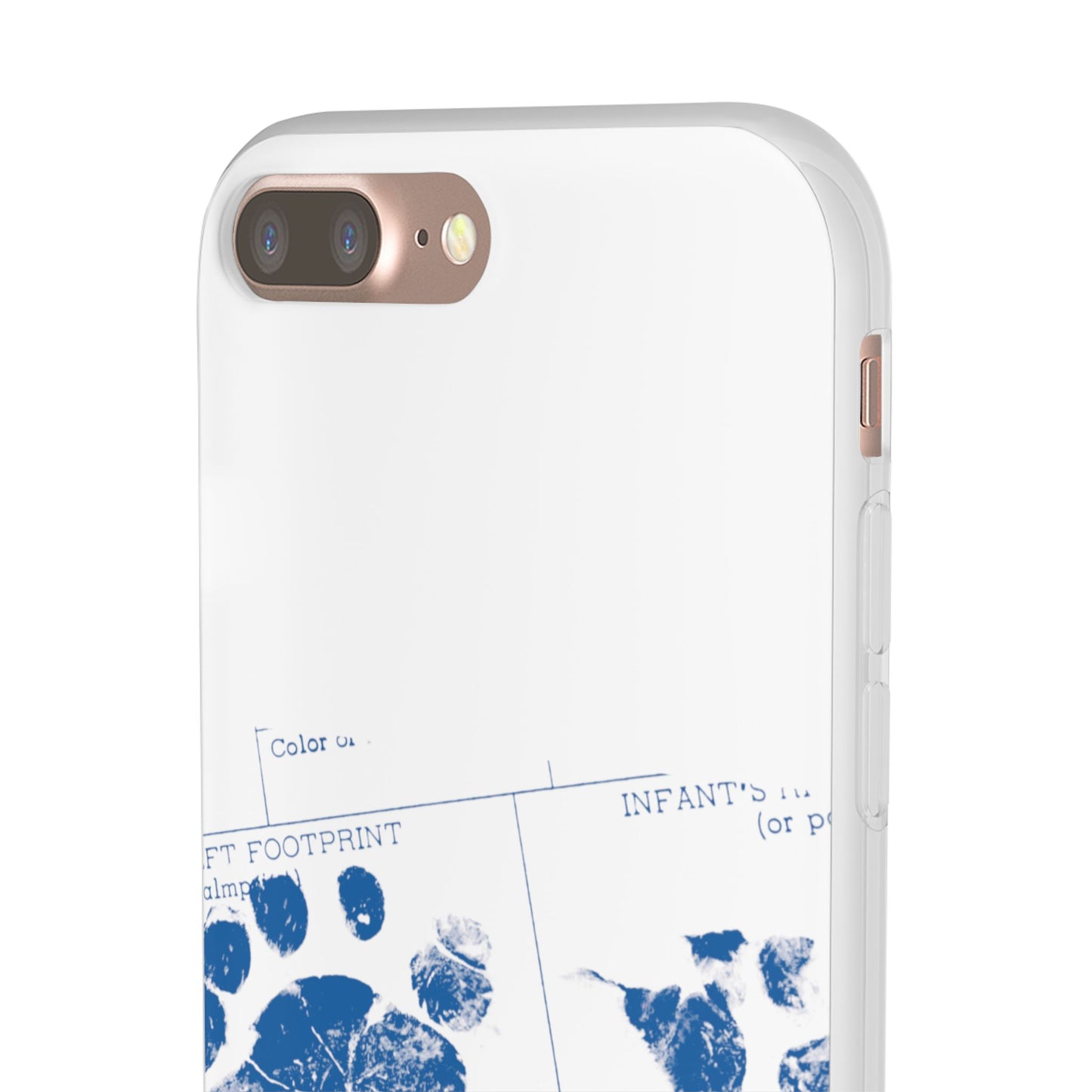 Flexi Case – Mom’s Little Blue Footprints