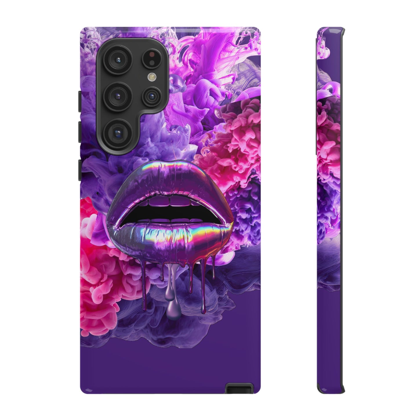 Protective Phone Case – Purple Haze Lips