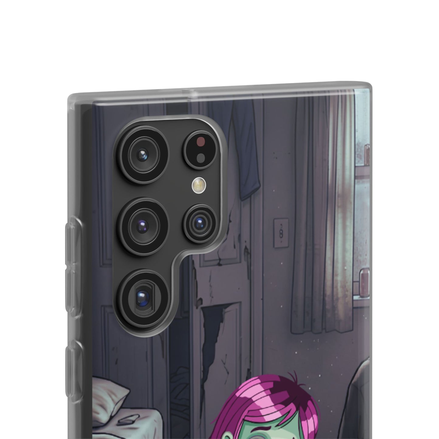 Zombie Girl Phone Case — Cute Creepy Cartoon Phone Cover