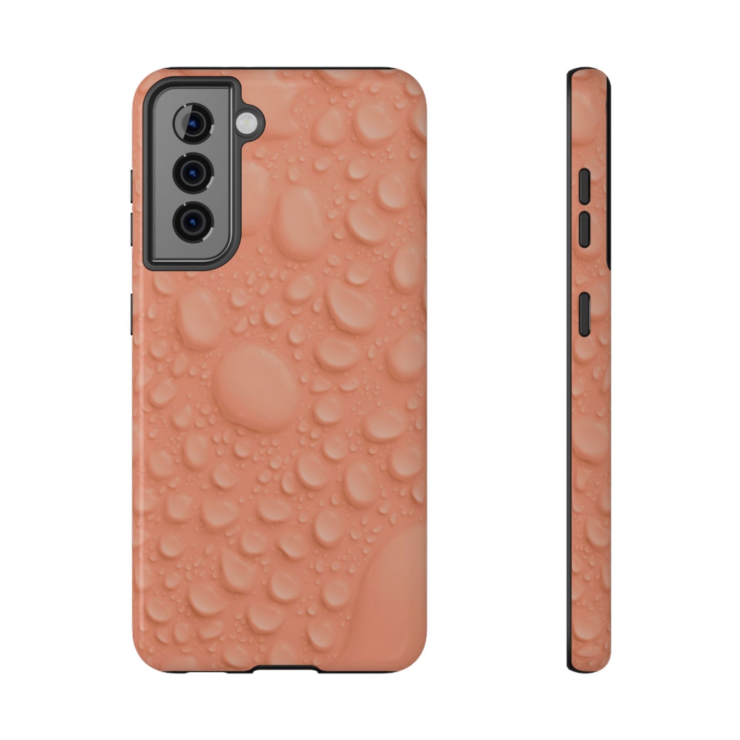 Impact-Resistant Phone Case – Apricot Rain