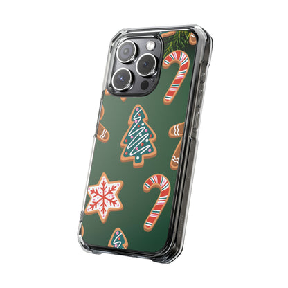 Clear Magnetic Phone Case – Cookie Season – Compatible with iPhone 14–17 Series