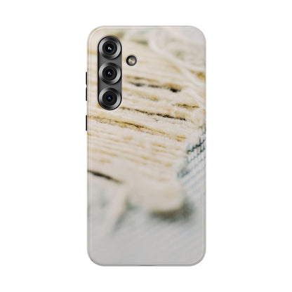 Impact-Resistant Phone Case – Woven Warmth