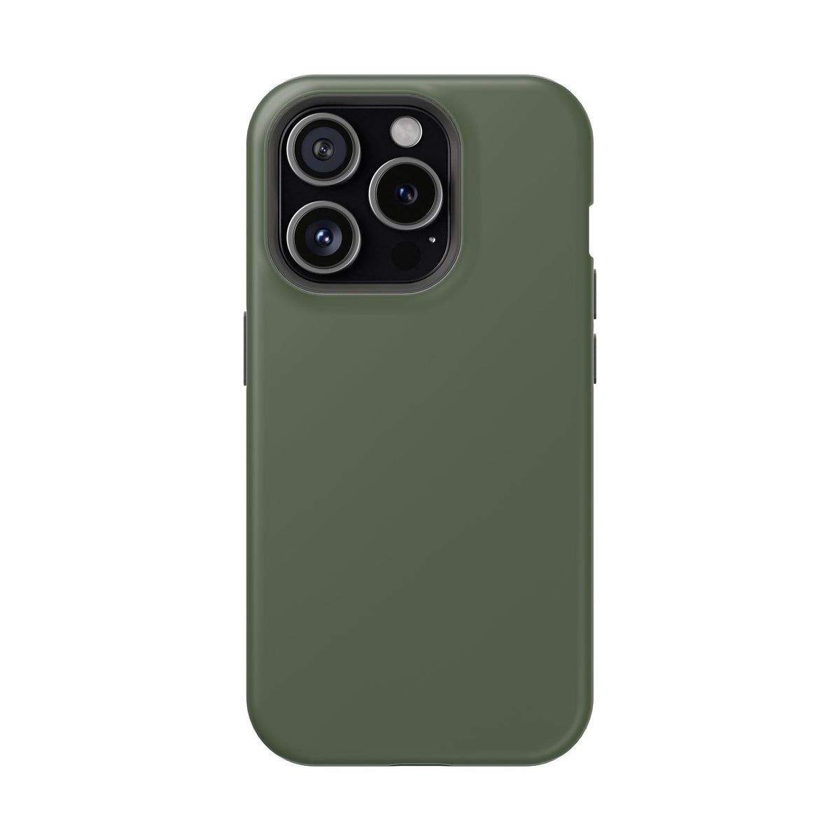Impact-Resistant Phone Case — Military Green Protective Shockproof Cover