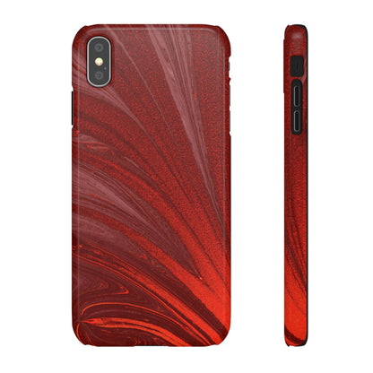 Snap Phone Case – Crimson Current
