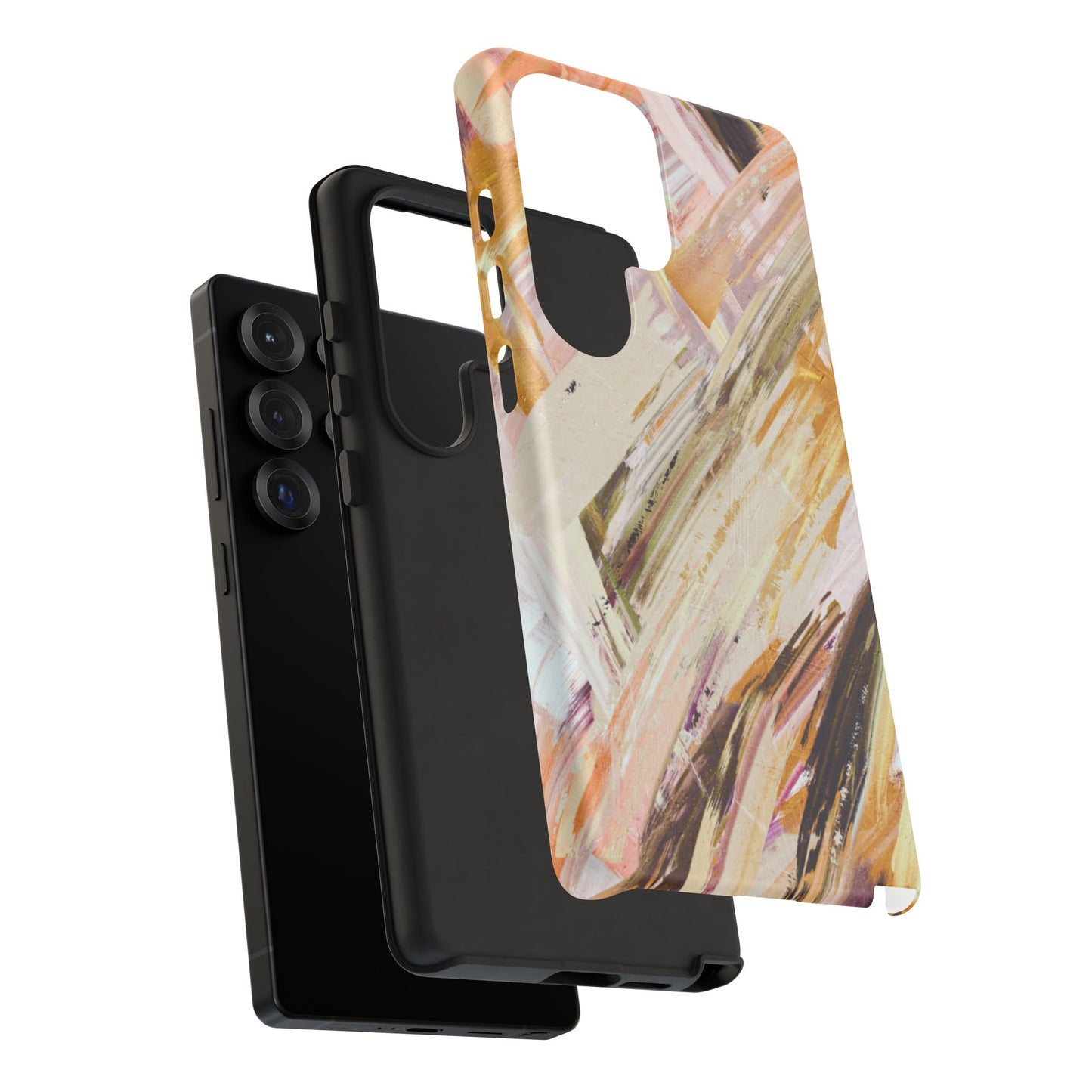 Protective Phone Case – Brush & Bronze