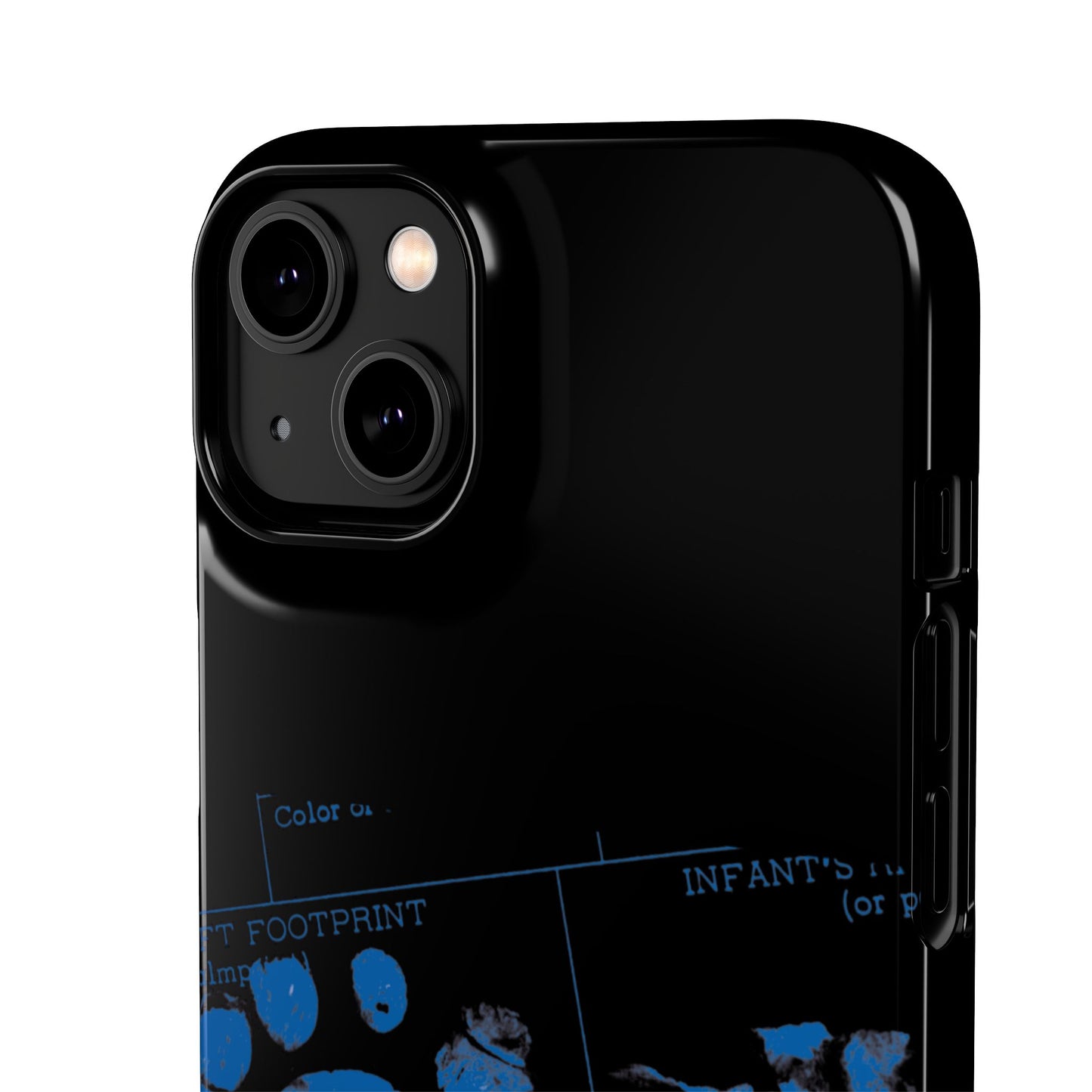 Snap Phone Case – Mom’s Little Blue Footprints
