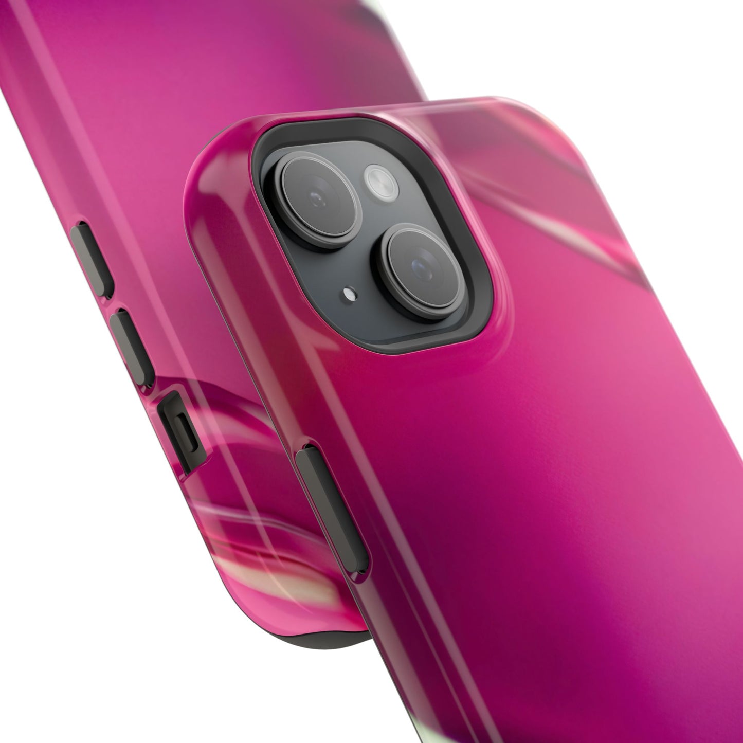 Impact-Resistant Phone Case – Magenta Motion