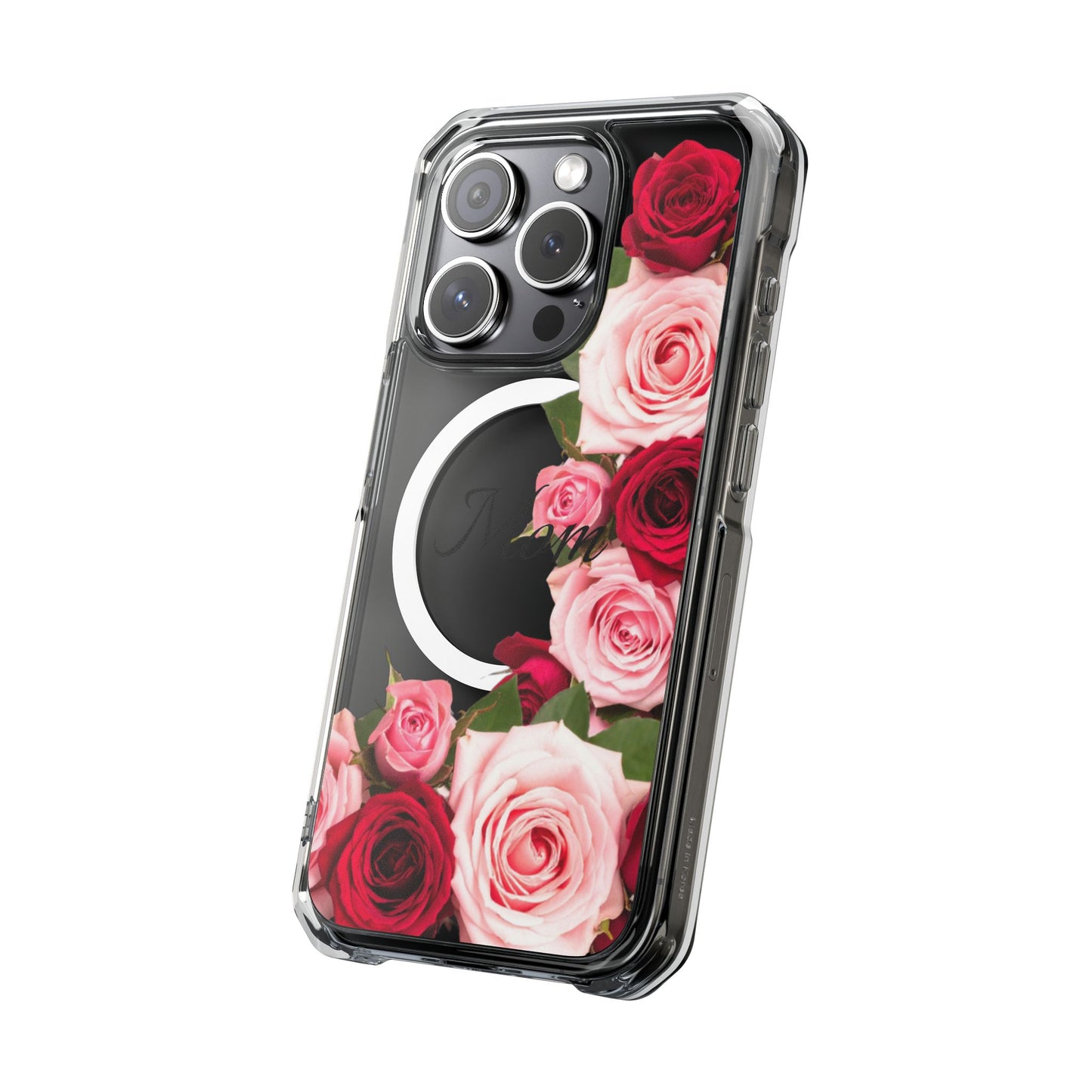 Clear Magnetic Phone Case – Mom’s Rose Bouquet