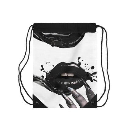 Drawstring Bag – Liquid Noir