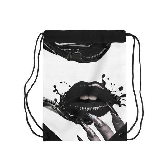 Drawstring Bag – Liquid Noir