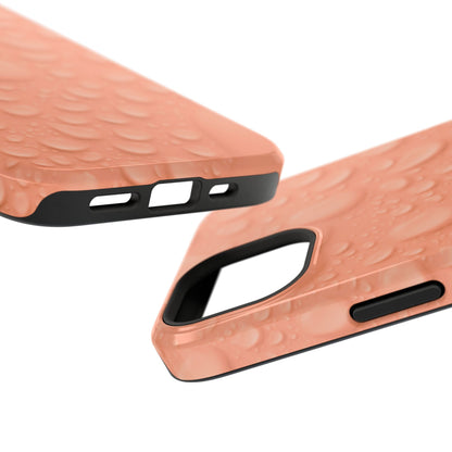 Impact-Resistant Phone Case – Apricot Rain