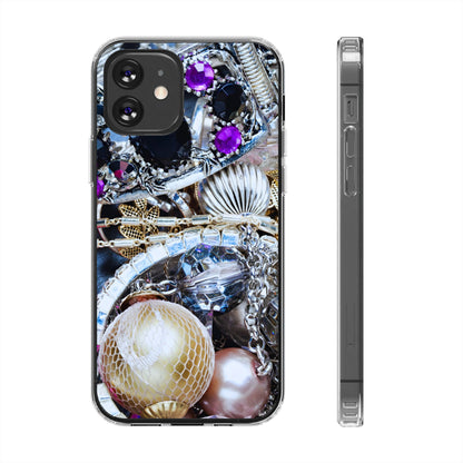 Clear Magnetic Phone Case – Chrome Jewel