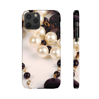 Snap Phone Case – Noir Pearl
