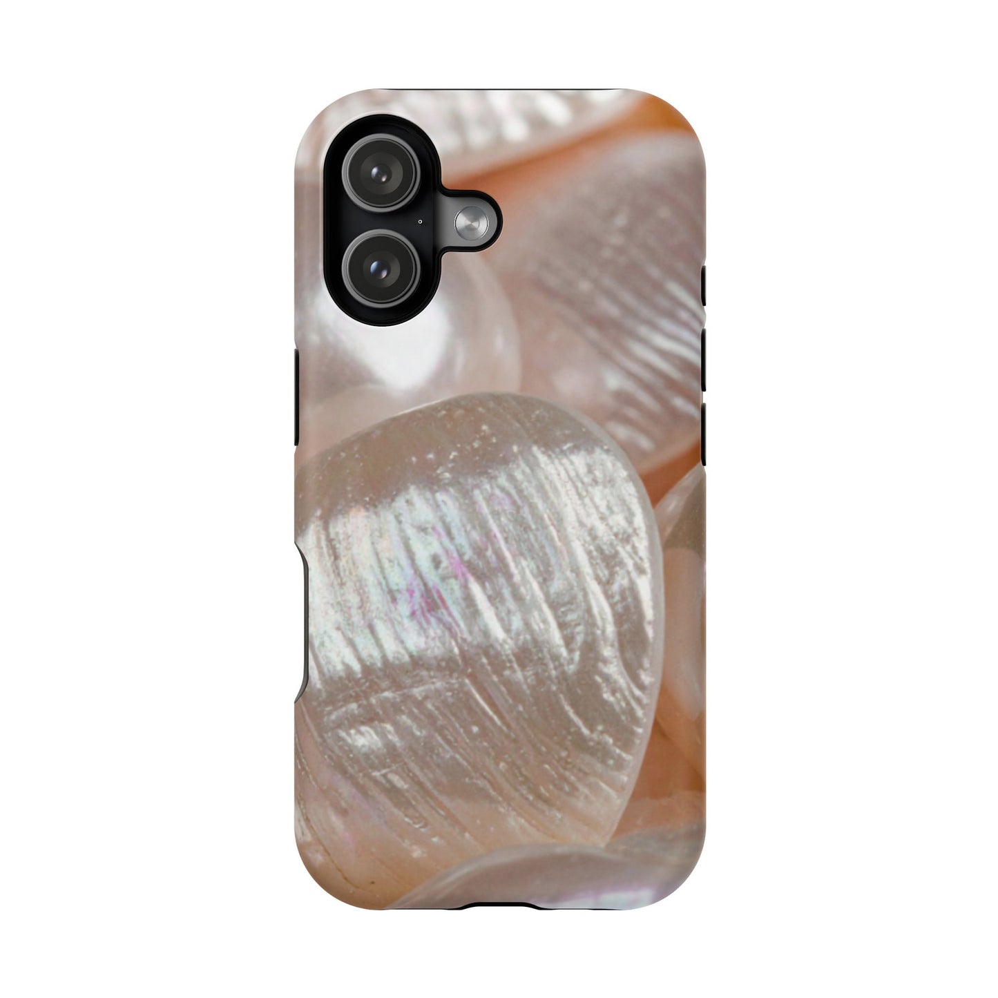 Impact-Resistant Phone Case – Blush Pearl