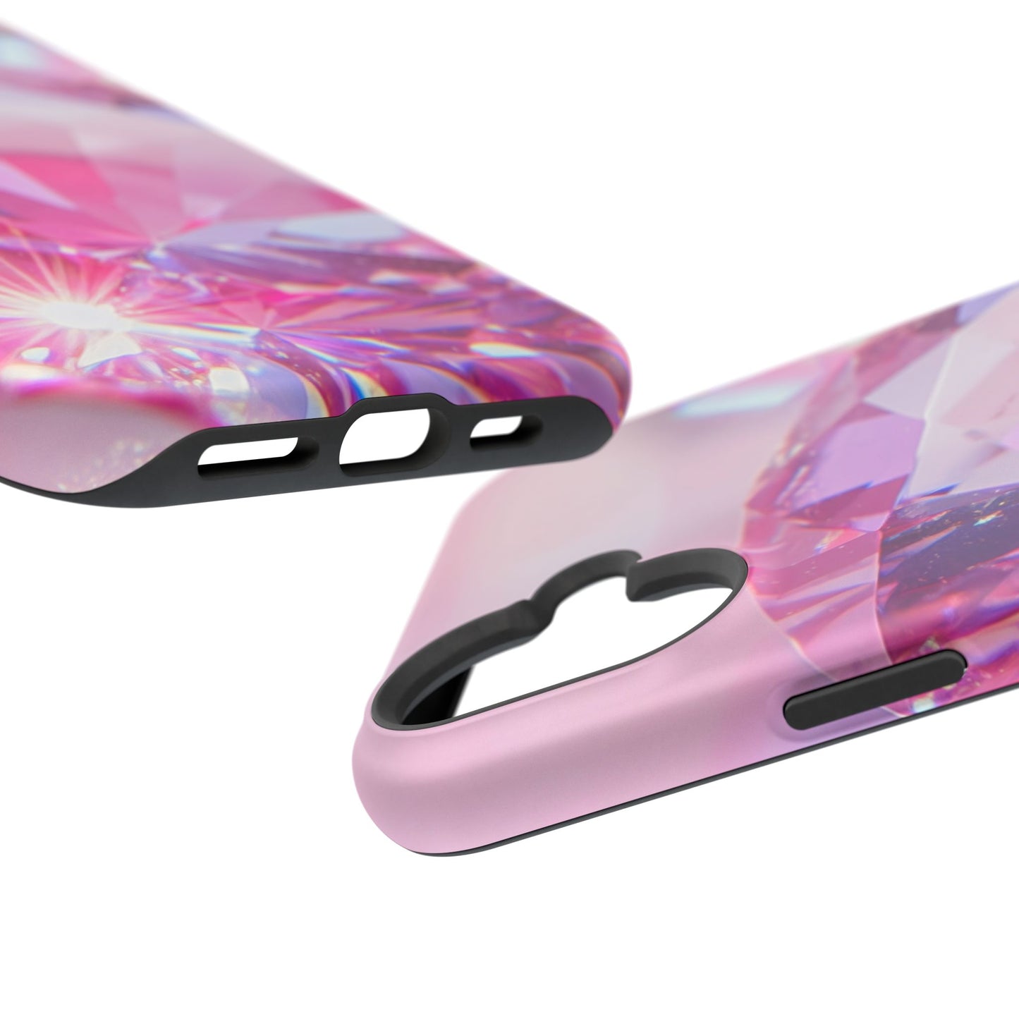 Impact-Resistant Phone Case – Pink Ice