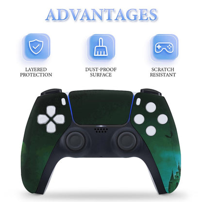 Console Skin Kit – Stitched in Darkness – Compatible with PlayStation 5 Slim Digital Edition