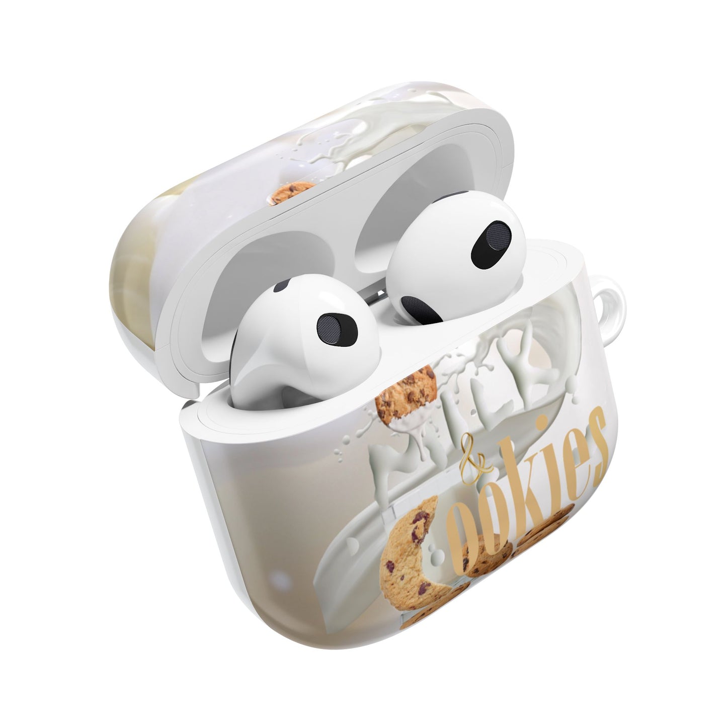 Earbud Case Cover – Milk & Cookies