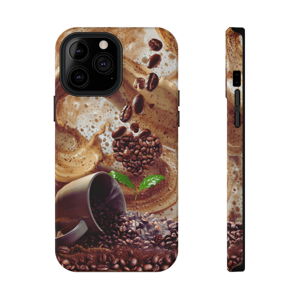 Impact-Resistant Phone Case – Love at First Sip – Compatible with iPhone 11–17 & Samsung Galaxy S22–S26 Series