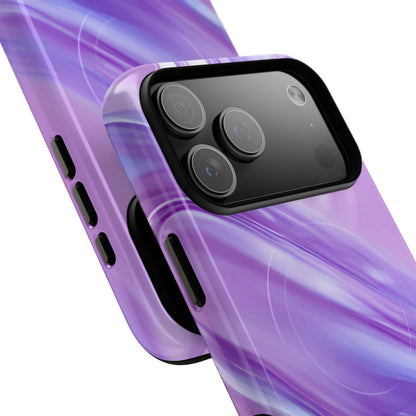 Protective Magnetic Phone Case – Lavender Wave