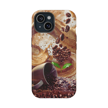Impact-Resistant Phone Case – Love at First Sip – Compatible with iPhone 11–17 & Samsung Galaxy S22–S26 Series