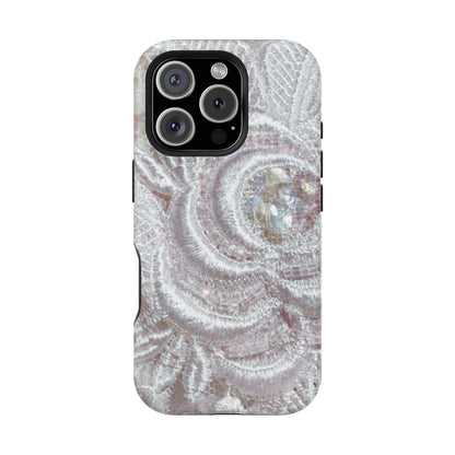 Wireless-Charging Compatible Case – Lace Veil
