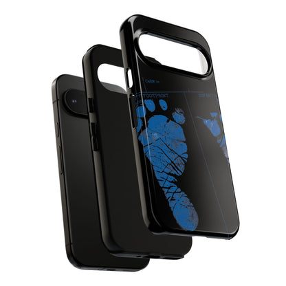 Protective Phone Case – Mom’s Little Blue Footprints